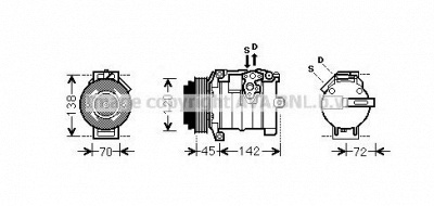 AVA QUALITY COOLING msk574 -  Компрессор, кондиционер